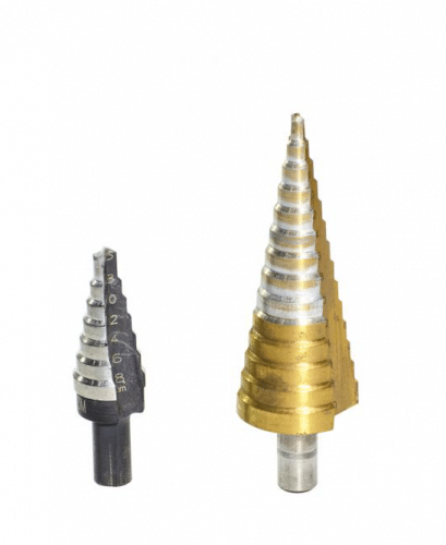 Using a step online drill bit