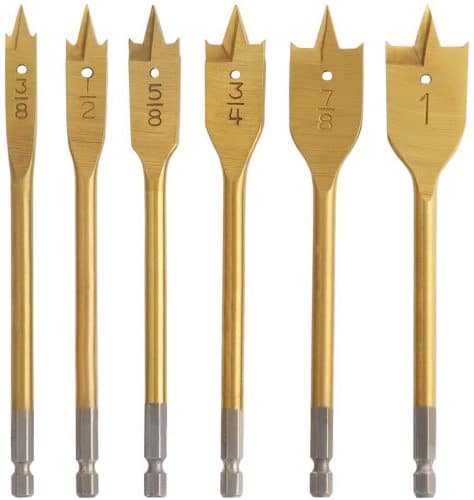 COMOWARE Spade Drill Bit Set