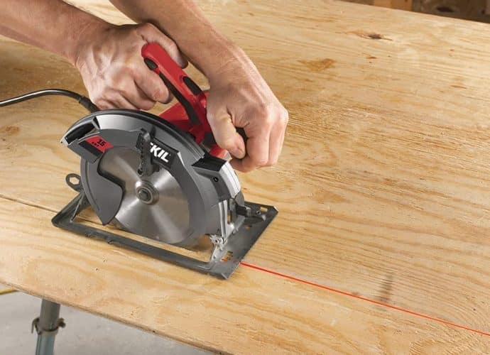 Circular Saw with Laser Guide